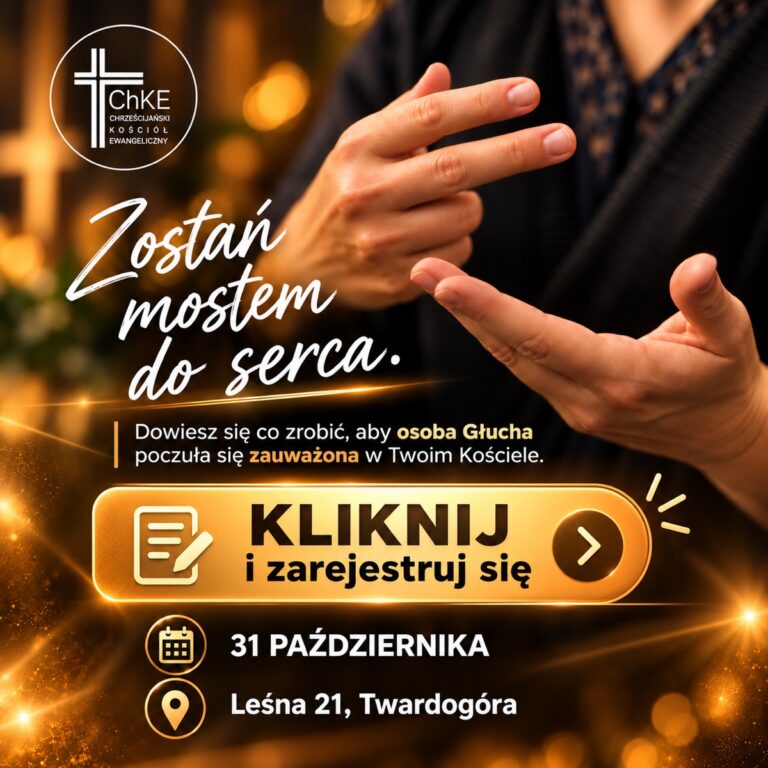 Zostań mostem do serca. Bezpłatne warsztaty języka migowego, 31 października, Leśna 21, Twardogóra.